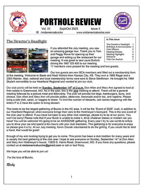 Porthole Review September-October 25